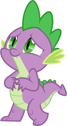 Size: 3000x5641 | Tagged: safe, artist:cloudyglow, derpibooru import, spike, dragon, .ai available, male, simple background, solo, transparent background, vector