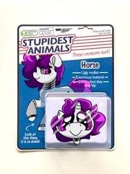 Size: 1154x1536 | Tagged: safe, artist:allicoot, derpibooru import, oc, oc only, pony, robot, robot pony, unicorn, looking at you, looking back, obvious plant, photoshop, smiling, solo, toy