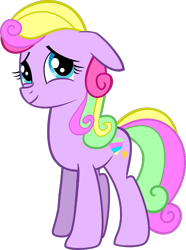 Size: 719x964 | Tagged: safe, artist:voodoo-tiki, derpibooru import, edit, editor:pagiepoppie12345, earth pony, pony, buttercup sprinkles, cutie mark, ears, female, floppy ears, heart, looking up, mare, simple background, smiling, solo, stars, transparent background