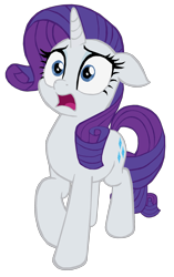 Size: 1280x2041 | Tagged: safe, artist:benpictures1, rarity, pony, unicorn, my little pony: the movie, cute, ears, female, floppy ears, inkscape, mare, raribetes, scared, simple background, solo, transparent background, vector