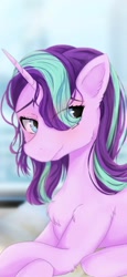 Size: 946x2048 | Tagged: safe, alternate version, artist:dashy21art, derpibooru import, starlight glimmer, pony, unicorn, messy mane, solo