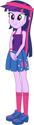 Size: 486x1760 | Tagged: safe, artist:fireluigi29, derpibooru import, twilight sparkle, twilight sparkle (alicorn), alicorn, human, equestria girls, bare shoulders, clothes, cutie mark on clothes, hat, pink socks, shoes, simple background, sleeveless, sneakers, socks, solo, sports, sports outfit, sporty style, tennis, tennis shoes, transparent background, wristband