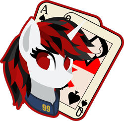 Size: 4091x4000 | Tagged: safe, artist:up1ter, derpibooru import, oc, oc only, oc:blackjack, pegasus, pony, fallout equestria, fallout equestria: project horizons, bust, cutie mark background, female, lineless, outline, portrait, simple background, solo, transparent background