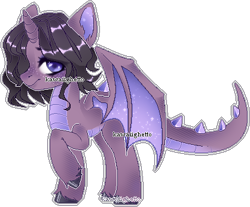 Size: 418x346 | Tagged: safe, artist:kawaiighetto, derpibooru import, oc, oc only, dracony, dragon, hybrid, pony, base used, eyelashes, female, mare, raised hoof, raised leg, simple background, smiling, solo, transparent background, unshorn fetlocks