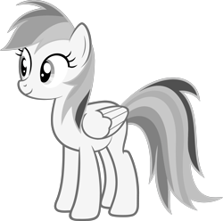 Size: 6701x6655 | Tagged: safe, artist:josephlu2021, derpibooru import, oc, oc only, oc:gray awesome dash, pegasus, pony, female, folded wings, pegasus oc, pony oc, simple background, solo, transparent background, vector, wings