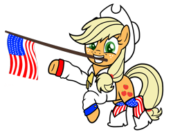 Size: 1324x1009 | Tagged: safe, artist:icicle-wicicle-1517, artist:katnekobase, artist:rose-blade, color edit, derpibooru import, edit, applejack, earth pony, pony, collaboration, 4th of july, american flag, base used, boots, clothes, colored, cowboy boots, cowboy hat, cute, female, flag, freckles, grin, hat, holiday, jackabetes, mare, mouth hold, raised hoof, raised leg, shirt, shoes, simple background, smiling, socks, solo, stockings, striped socks, thigh highs, transparent background, united states