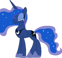 Size: 600x565 | Tagged: safe, artist:scootaloormayfly, derpibooru import, princess luna, alicorn, pony, crying, eyes closed, pixel art, sad, simple background, solo, transparent background