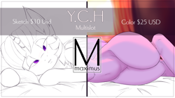 Size: 7680x4320 | Tagged: safe, artist:maximus, derpibooru import, twilight sparkle, twilight sparkle (alicorn), alicorn, pony, bedroom eyes, commission, thighs, your character here