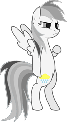 Size: 932x1685 | Tagged: safe, artist:josephlu2021, derpibooru import, oc, oc only, oc:gray awesome dash, pegasus, pony, angry, annoyed, bipedal, frustrated, pegasus oc, pony oc, simple background, solo, spread wings, transparent background, upset, wings