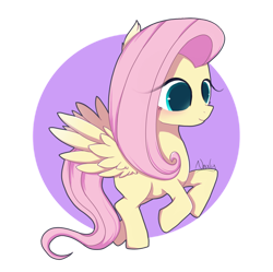 Size: 1280x1274 | Tagged: safe, artist:nnaly, derpibooru import, fluttershy, pony, chibi, simple background, solo, transparent background