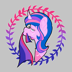 Size: 4000x4000 | Tagged: safe, artist:annondragahart, oc, oc:hsu amity, bisexual pride flag, pride, pride flag, pride month