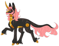 Size: 3168x2449 | Tagged: safe, artist:sleepy-nova, derpibooru import, oc, pony, unicorn, colored horn, horn, male, simple background, solo, stallion, transparent background