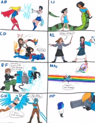 Size: 2544x3296 | Tagged: safe, artist:jelvyc177, rainbow dash, human, pony, supergirl, tifa lockhart