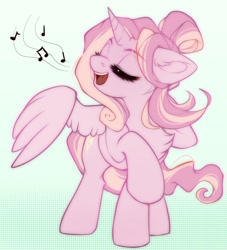 Size: 800x881 | Tagged: safe, artist:cabbage-arts, derpibooru import, oc, oc only, alicorn, pony, alicorn oc, horn, solo, wings