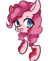 Size: 346x385 | Tagged: safe, artist:alus, derpibooru import, pinkie pie, earth pony, pony, simple background, solo, white background