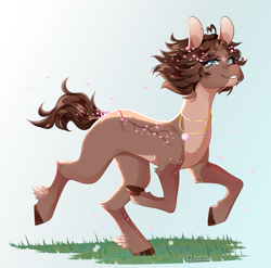 Size: 2525x2492 | Tagged: safe, artist:itsizzybel, derpibooru import, oc, earth pony, pony, female, mare, running, solo