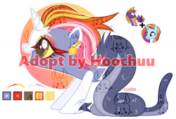 Size: 1280x867 | Tagged: safe, artist:hoochuu, artist:mint-light, derpibooru import, sassy saddles, steven magnet, original species, pony, snake, snake pony, base used, fusion, serpent, simple background, white background