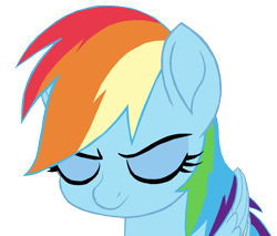 Size: 1280x1088 | Tagged: safe, artist:benpictures1, rainbow dash, pegasus, pony, my little pony: the movie, cute, dashabetes, eyes closed, female, inkscape, mare, simple background, solo, transparent background, vector, we got this together