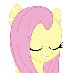 Size: 1280x1356 | Tagged: safe, artist:benpictures1, fluttershy, pegasus, pony, my little pony: the movie, cute, eyes closed, female, inkscape, mare, shyabetes, simple background, solo, transparent background, vector, we got this together