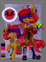 Size: 3000x4000 | Tagged: safe, artist:irinamar, derpibooru import, oc, oc only, anthro, bat pony, bat pony oc, solo