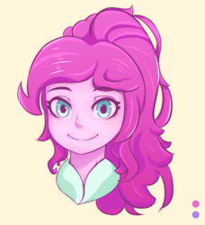 Size: 2324x2550 | Tagged: safe, artist:figs, derpibooru import, pinkie pie, human, better together, equestria girls, bust, female, portrait, solo