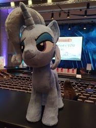 Size: 960x1280 | Tagged: safe, artist:psychoshy_bc1q, trixie, convention, galacon, galacon 2022, photo, plushie, real life