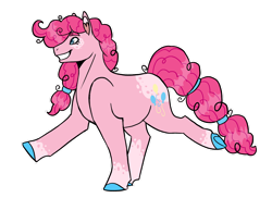 Size: 1280x933 | Tagged: safe, artist:aspen--trees, derpibooru import, pinkie pie, earth pony, pony, colored hooves, female, grin, mare, simple background, smiling, solo, transparent background