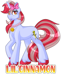 Size: 1280x1541 | Tagged: safe, artist:missbramblemele, derpibooru import, oc, oc only, pony, unicorn, bell, bell collar, collar, female, horn, mare, simple background, solo, transparent background