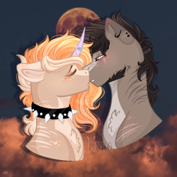 Size: 630x630 | Tagged: safe, artist:louyalpha, derpibooru import, oc, oc:louyalpha, pegasus, pony, unicorn, base, basedit, couple, cute, solo