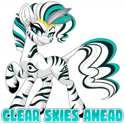 Size: 1280x1269 | Tagged: safe, artist:missbramblemele, derpibooru import, oc, zebra, female, simple background, solo, white background