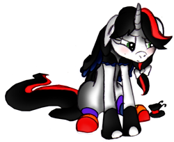 Size: 656x536 | Tagged: safe, artist:binikastar, derpibooru import, oc, oc only, pony, unicorn, bow, female, hair bow, hat, horn, mare, simple background, solo, unicorn oc, white background