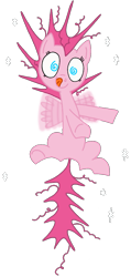 Size: 601x1267 | Tagged: safe, artist:lauren faust, derpibooru import, editor:pagiepoppie12345, pinkie pie, pegasus, pony, female, mare, pegasus pinkie pie, race swap, simple background, smiling, sparkles, sugar rush, swirly eyes, tongue, tongue out, transparent background, wings