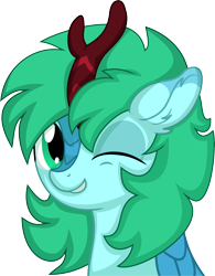 Size: 4104x5267 | Tagged: safe, artist:cyanlightning, derpibooru import, oc, oc only, oc:specter winter, kirin, .svg available, bust, ear fluff, ears, male, simple background, solo, transparent background, vector