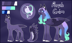 Size: 1500x900 | Tagged: safe, artist:purplegrim40, derpibooru import, oc, oc only, pegasus, pony, bald, colored hooves, duo, ear fluff, ears, female, mare, pegasus oc, reference sheet, smiling, wings