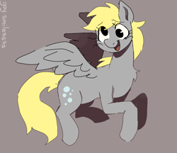 Size: 3744x3232 | Tagged: safe, artist:gay_smilesss, derpibooru import, derpy hooves, ditzy doo, pegasus, pony, digital art, female, simple background, smiling