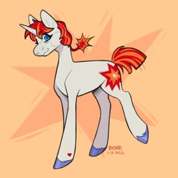 Size: 1072x1072 | Tagged: safe, artist:beyhr, derpibooru import, oc, oc only, pony, unicorn, looking at you, smiling, solo