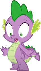 Size: 327x563 | Tagged: safe, artist:pascalmulokozi2, derpibooru import, edit, edited screencap, screencap, spike, dragon, sweet and smoky, background removed, open mouth, shocked, simple background, solo, transparent background, winged spike, wings