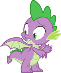 Size: 672x796 | Tagged: safe, artist:pascalmulokozi2, derpibooru import, edit, edited screencap, screencap, spike, dragon, molt down, background removed, male, simple background, solo, transparent background, winged spike, wings