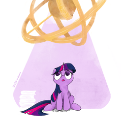 Size: 2048x2048 | Tagged: safe, artist:widelake, derpibooru import, twilight sparkle, twilight sparkle (alicorn), alicorn, pony, book, female, high res, looking up, mare, solo, sphere