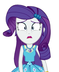 Size: 593x717 | Tagged: safe, artist:marcoequestrian98, derpibooru import, edit, edited screencap, screencap, rarity, equestria girls, background removed, female, not a vector, open mouth, rarity peplum dress, simple background, solo, transparent background