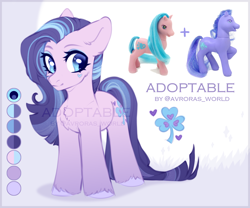 Size: 3000x2500 | Tagged: safe, artist:avroras_world, derpibooru import, oc, oc only, earth pony, pony, adoptable, auction, chest fluff, clever clover, female, fusion, leg fluff, long hair, long mane, long tail, looking away, mare, reference sheet, simple background, smiling, solo, tail, tenderheart, white background