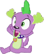 Size: 145x180 | Tagged: safe, artist:pascalmulokozi2, derpibooru import, edit, edited screencap, screencap, spike, spike the regular dog, dog, equestria girls, background removed, falling, male, open mouth, screaming, simple background, solo, transparent background