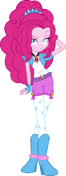 Size: 549x1457 | Tagged: safe, artist:iamsheila, derpibooru import, edit, adagio dazzle, pinkie pie, equestria girls, female, gem, palette swap, recolor, simple background, siren gem, solo, transparent background, vector, vector edit