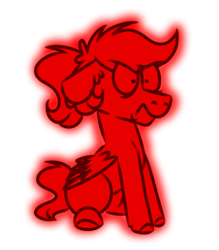 Size: 500x570 | Tagged: safe, artist:fuckomcfuck, derpibooru import, oc, oc:doodles, pegasus, pony, angry, glowing, rage, red, simple background, solo, transparent background