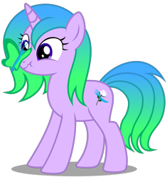 Size: 3250x3460 | Tagged: safe, artist:strategypony, derpibooru import, oc, oc only, oc:fiona mahri, butterfly, pony, unicorn, butterfly on nose, cute, daaaaaaaaaaaw, gradient mane, gradient tail, horn, insect on nose, ocbetes, scrunchy face, simple background, tail, transparent background, unicorn oc