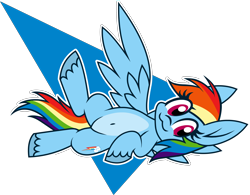 Size: 4626x3613 | Tagged: safe, artist:tridashie, derpibooru import, rainbow dash, pegasus, pony, belly button, eye clipping through hair, female, looking at you, mare, pale belly, simple background, solo, transparent background, unshorn fetlocks