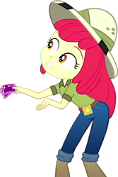 Size: 428x639 | Tagged: safe, derpibooru import, edit, edited screencap, screencap, apple bloom, eqg summertime shorts, equestria girls, the canterlot movie club, background removed, simple background, transparent background