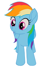 Size: 1280x1775 | Tagged: safe, artist:benpictures1, rainbow dash, pegasus, pony, my little pony: the movie, cute, dashabetes, female, inkscape, mare, simple background, solo, transparent background, vector