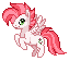 Size: 63x56 | Tagged: safe, artist:kannakiller, derpibooru import, oc, oc only, oc:celestial flower, pegasus, pony, base used, female, green eyes, icon, mare, pegasus oc, pink hair, pixel art, simple background, solo, white background, wings