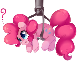 Size: 1951x1544 | Tagged: safe, artist:loyaldis, derpibooru import, pinkie pie, earth pony, pony, :3, crane game, heart, heart eyes, simple background, solo, transparent background, wingding eyes